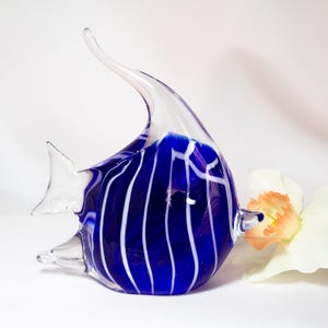 Vintage Angel Fish Sculpture Paperweight