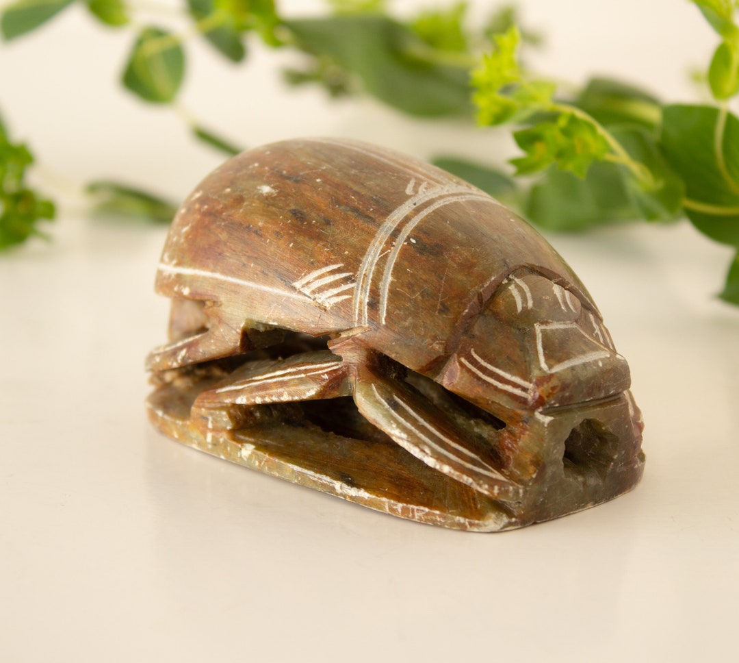 スカラベ 護符 エジプト お土産 ペーパーウェイト 黄金虫形置物 ヒエログリフ ヴィンテージ エジプト スカラベ ペーパーウェイト - Etsy 日本