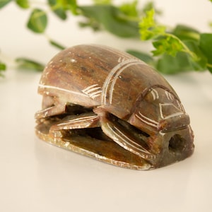 Vintage Egyptian Scarab Beetle Paperweight