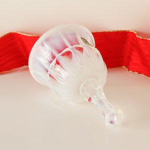 Vintage Fenton Opalescent Bell Original Foil Label 1970s