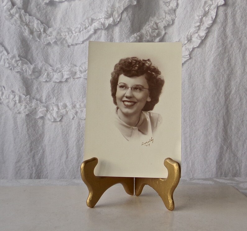 Wood Frame Folding Easel Art Display Stand 6 Inches Tall