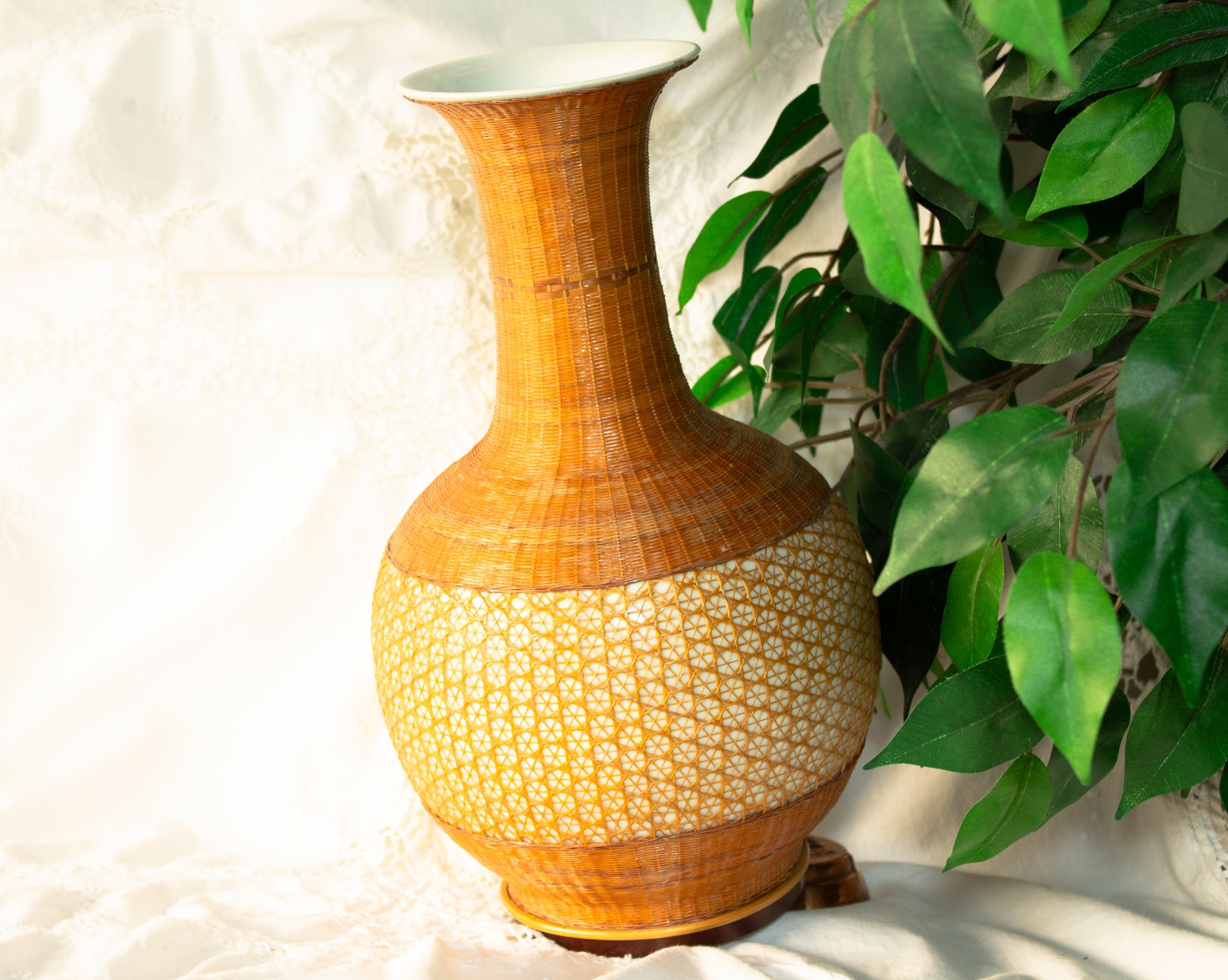 Chinese woven vase - Etsy 日本