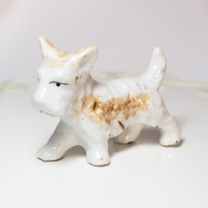 Vintage Miniature Porcelain Scotty Dog