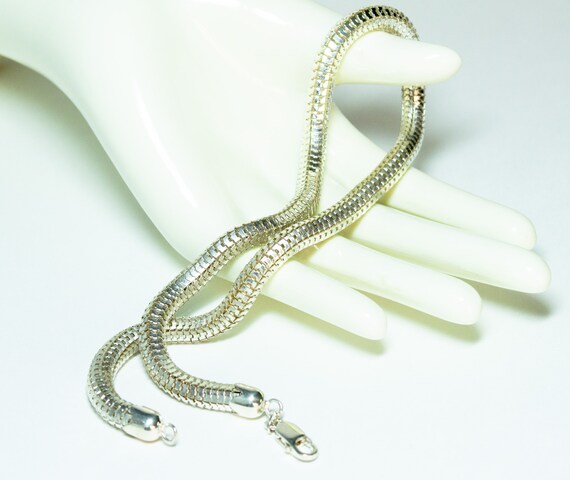 Sterling Necklace Rope Chain Milo Italy - image 2