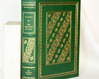 The Descent of Man by Charles Darwin, Franklin Library 1980