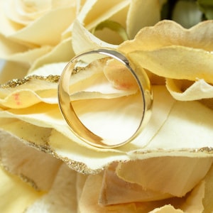 Vintage 14K Gold Wedding Band Size 11.5