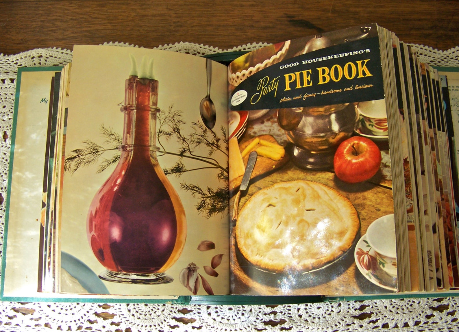 Vintage Good Housekeeping Cookbooks Green Binder 1950s RARE Etsy