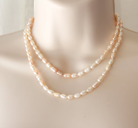 BAROQUE PEARL NECKLACE 淡水バロックパール ネックレス