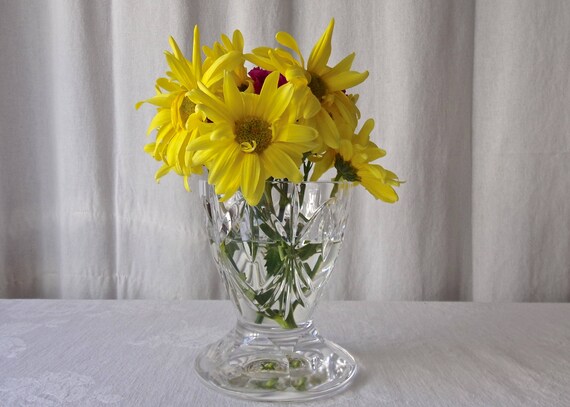 Vintage Crystal Bud Vase Marquis By Waterford Etsy
