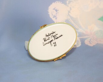 リモージュボックス　スズメ　love bird Vintage Love Birds Trinket Box, Limoges France - Etsy