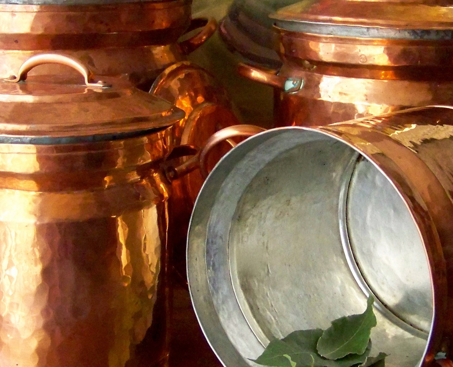 Vintage Turkish Copper Canister Set Etsy