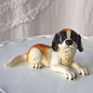 Vintage Goebel Saint Bernard Puppy Figurine