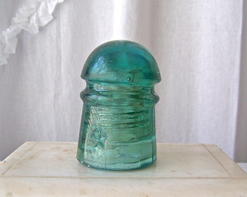 Insulator Brookfield Glass Company Star Logo 1910s Etsy
