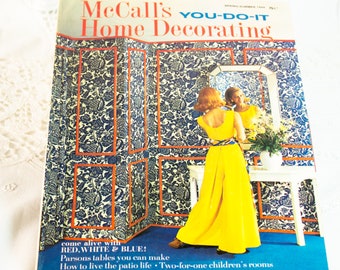 McCalls Home Decorating Magazine Vintage 1969 You-Do-It