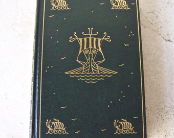 Oregon Trail Hardcover Book Vintage 1945 Gold Embossed Cover 24k