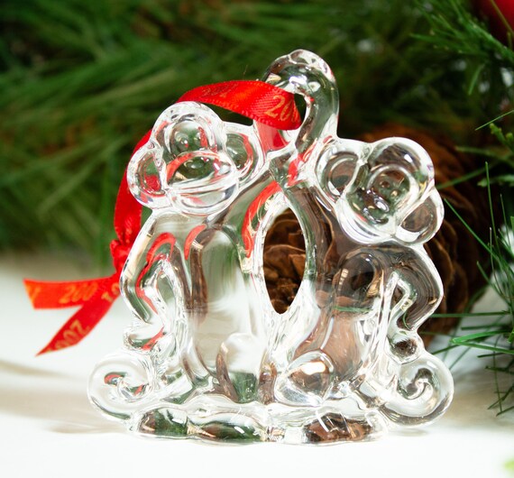 Glass waterford christmas ornaments Clearance