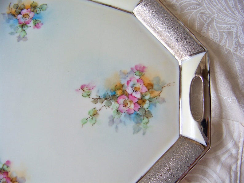 Vintage Vanity Tray Dresser Jewelry Display Art Deco Era Etsy