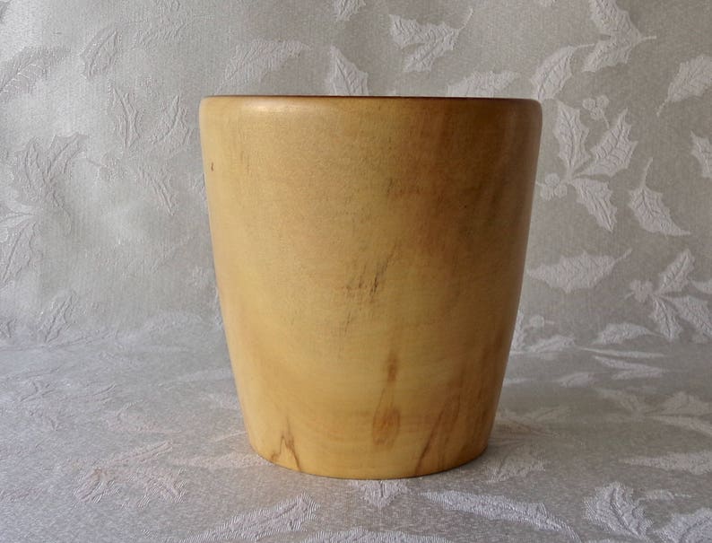 Vintage Aspen Wood Bowl Hand Crafted