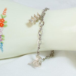 Vintage Sterling Oriental Charm Bracelet