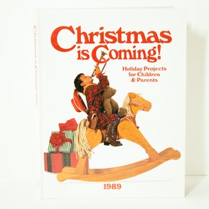1989年版 子供向けヴィンテージクリスマスクラフトブックプロジェクト