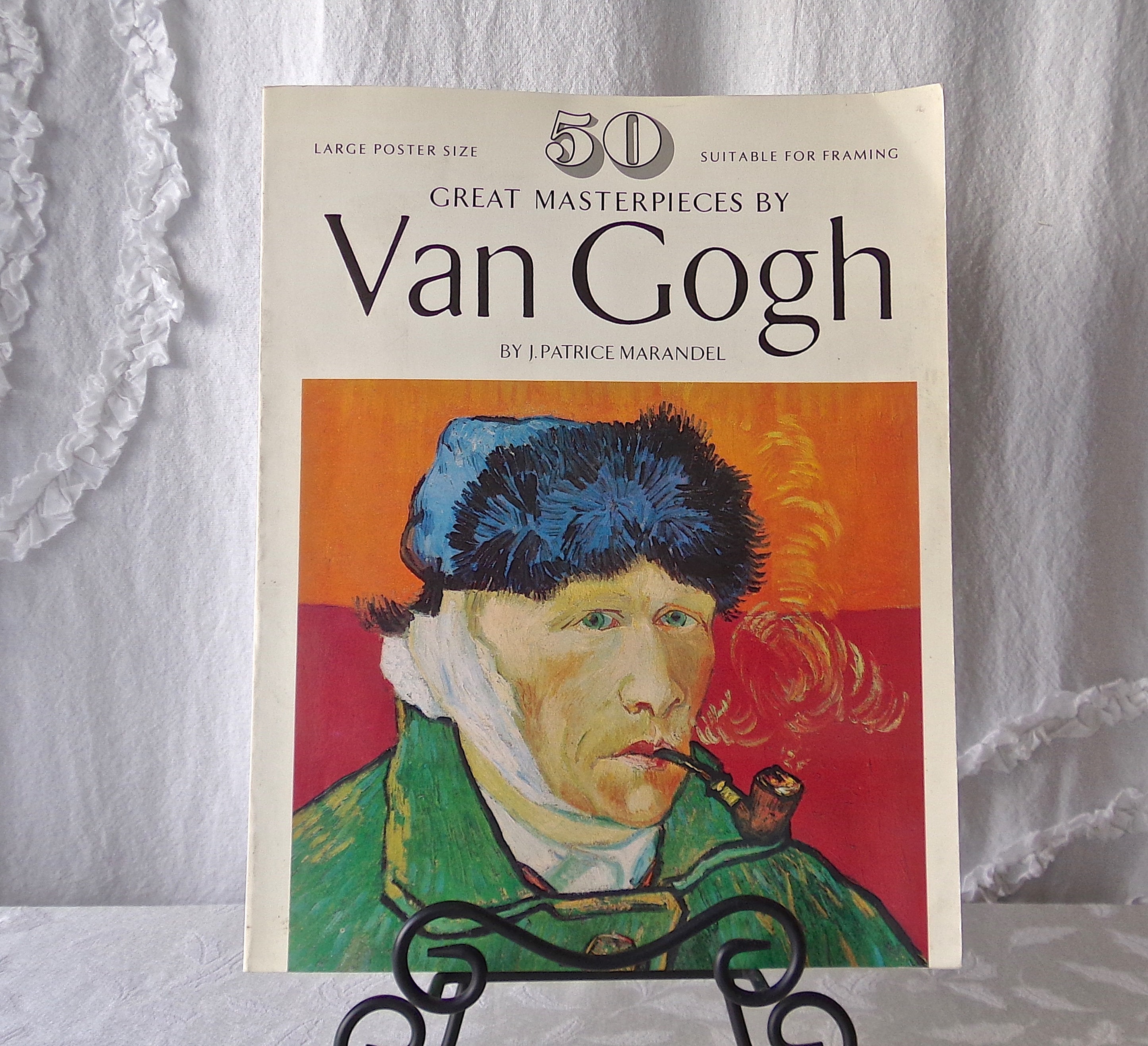Van Gogh アートブック Vintage Van Gogh Art Book: 50 Masterpieces, Suitable for Framing
