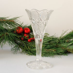 Vintage Bud Vase Pressed Glass EAPG