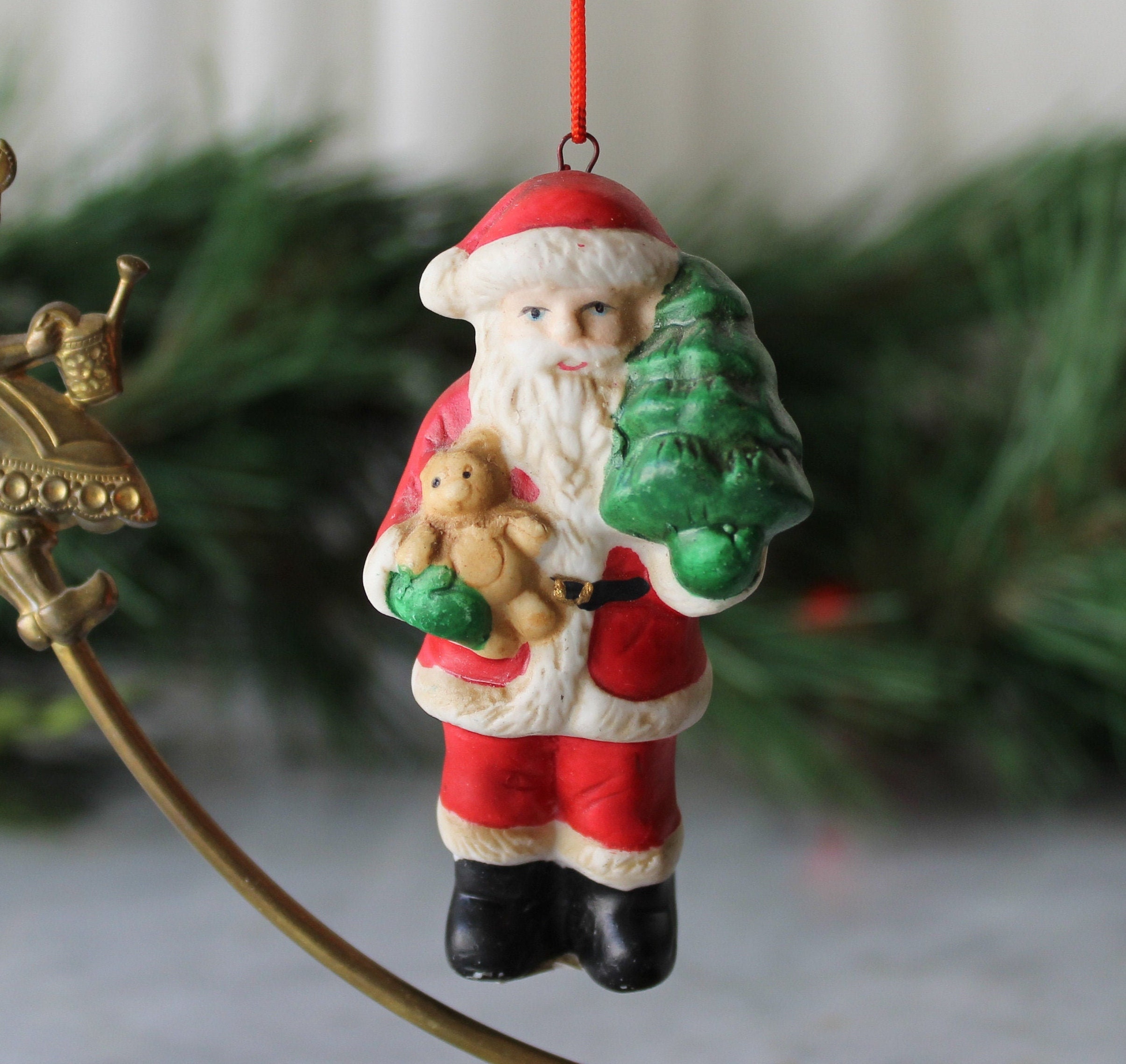 ヴィンテージクリスマスサンタクロースオーナメント - Etsy 日本