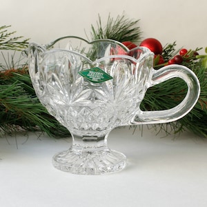 Vintage Large Creamer Shannon Leaded Crystal