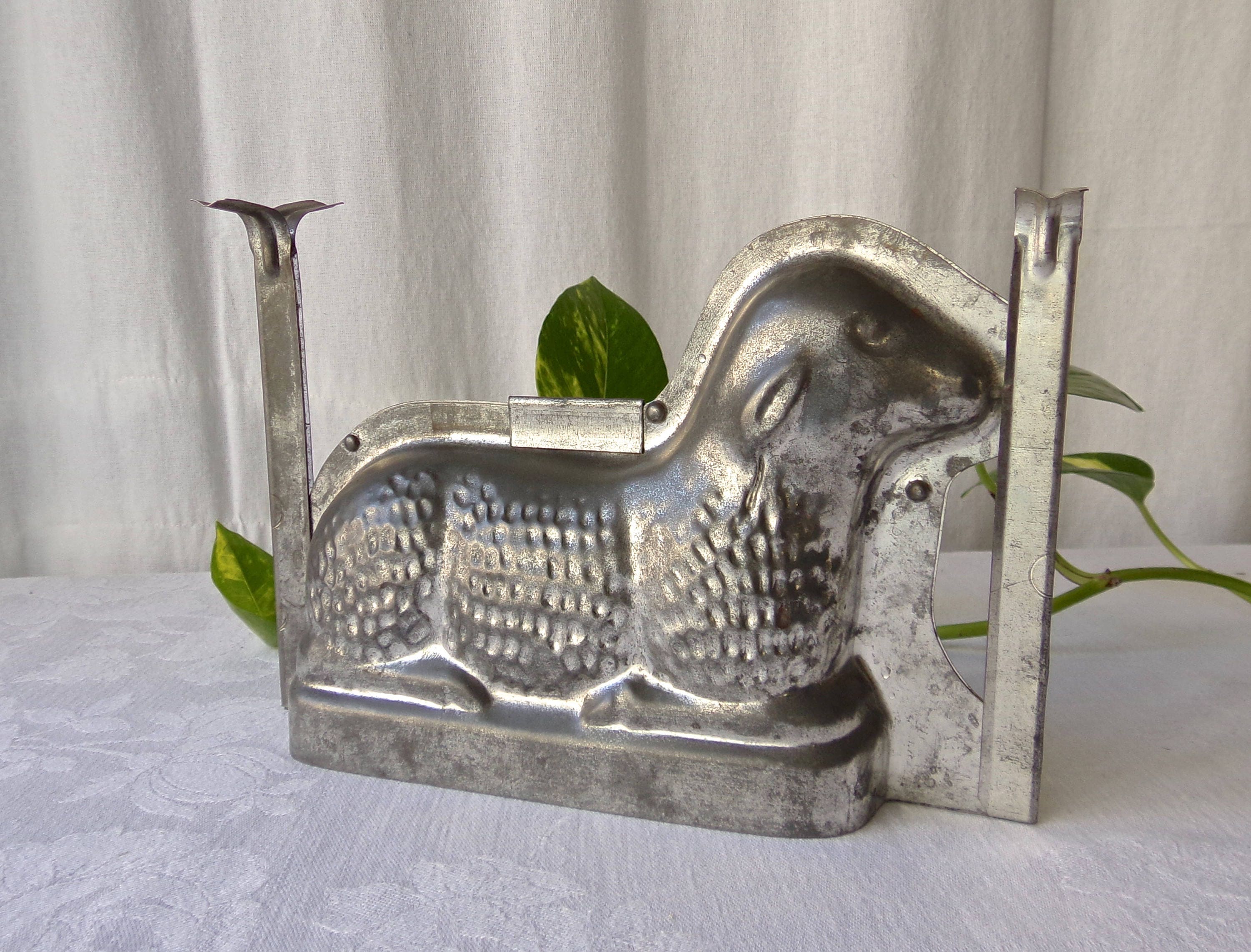 Antique Chocolate Lamb Mold 1920s 