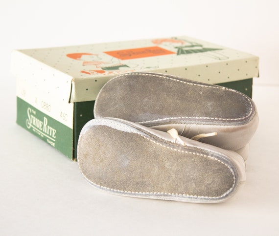 Leather Baby Shoes One Pair Mrs Day's Ideal Shoes… - image 5