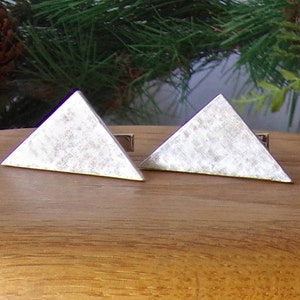 Boutons de manchette pyramide vintage