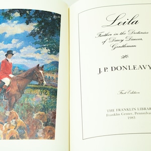 Vintage Leila Signed First Edition Franklin Library 1983