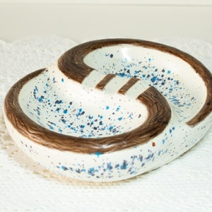 Mid-Century Ashtray Speckle Glaze