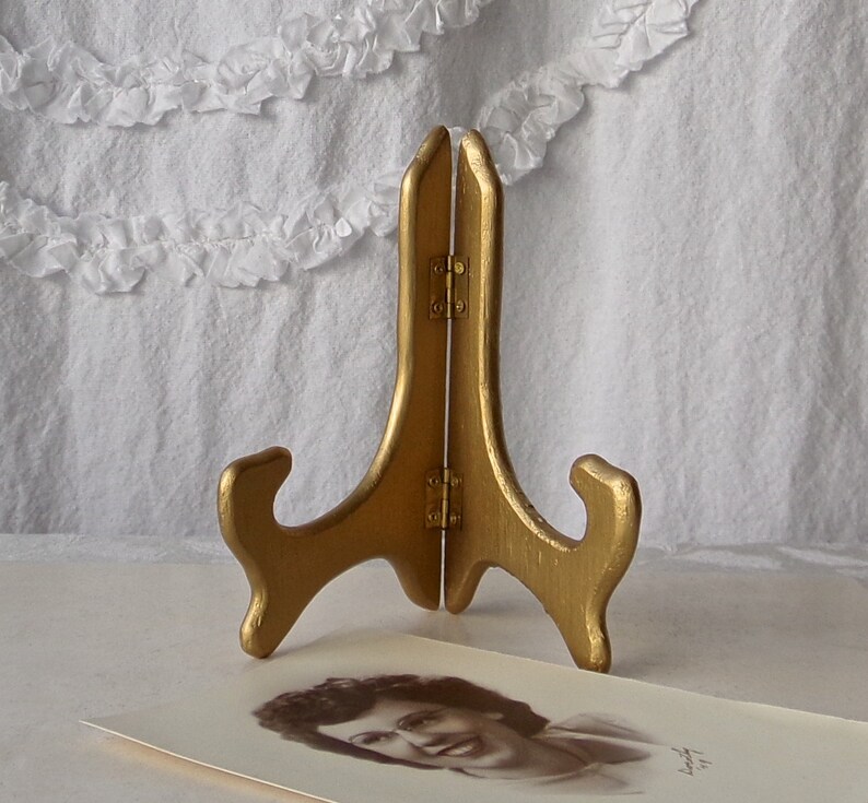 Wood Frame Folding Easel Art Display Stand 6 Inches Tall