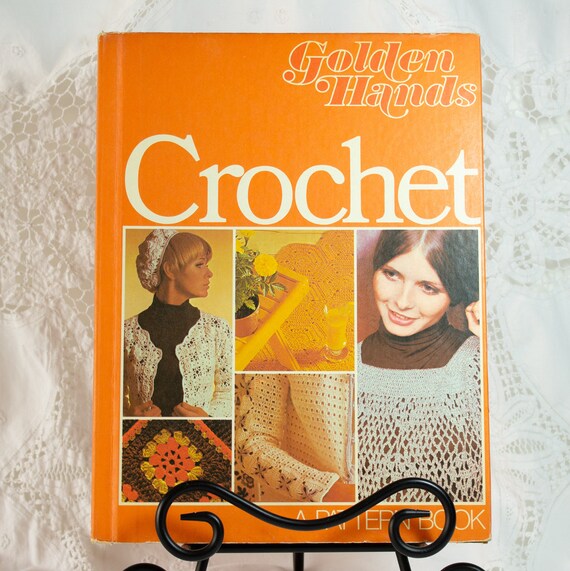 Vintage Crochet Pattern Book Golden Hands 1974 Etsy