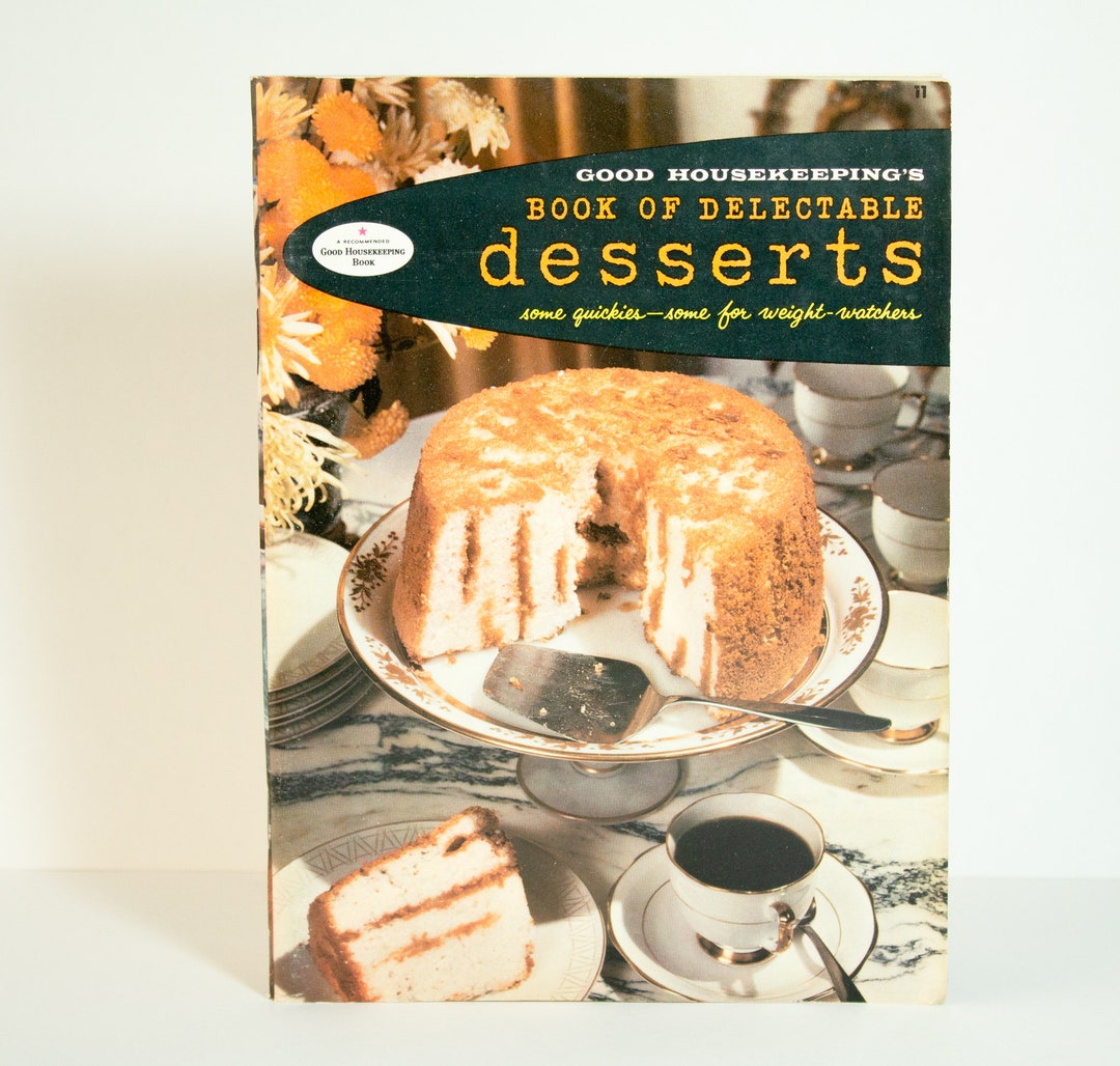 Desserts　Good　Online　of　Cookbook　Vintage　in　India　Delectable　Buy　Housekeeping　Book　Etsy