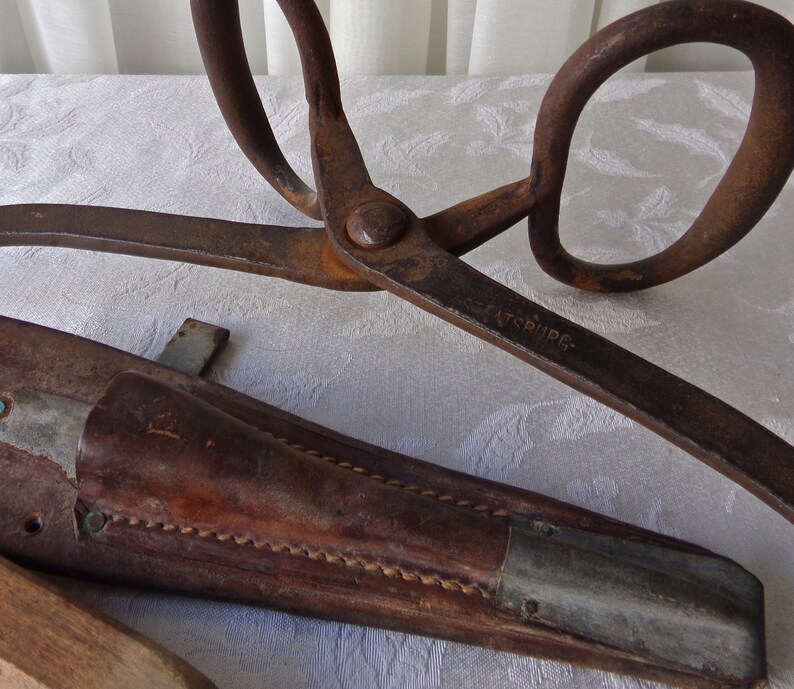 Vintage Ice Tongs Two Handle & Ice Pick Tool 1930s Etsy