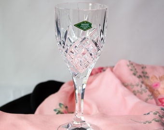 Vintage Shannon Crystal Water Goblet, One Left