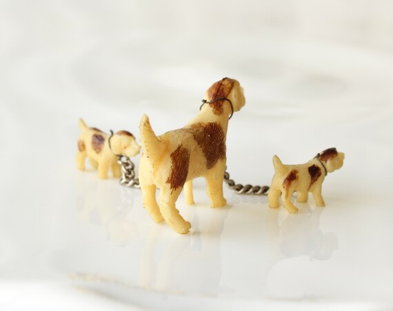 Miniature Dog Figurines Mom and Puppies Occupied Japan Etsy UK