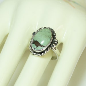 Vintage Turquoise Sterling Ring Size 9 1/2 US