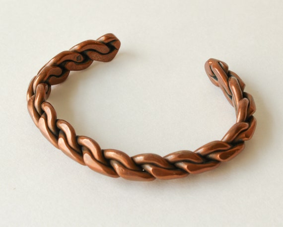 Braided copper deals bracelet