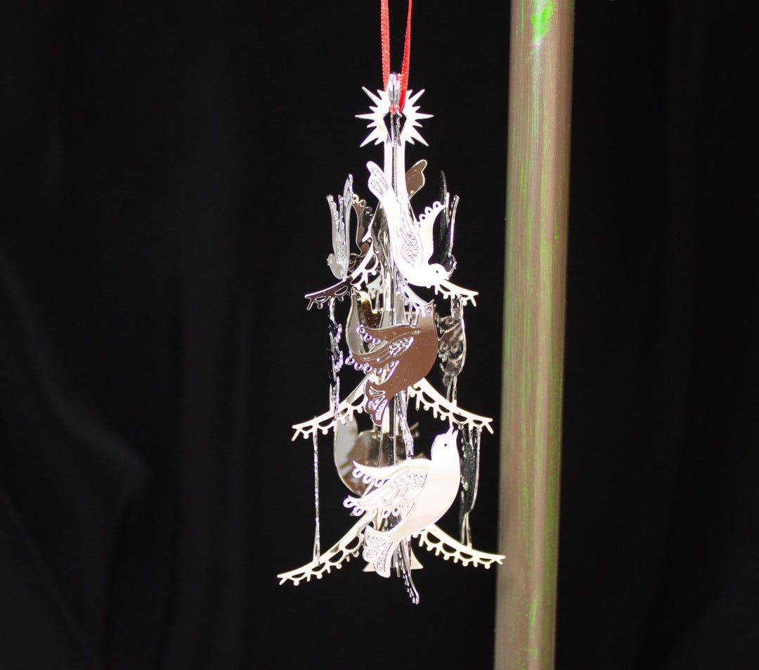 ヴィンテージ 12羽の鳥が歌う吊り下げオーナメント - Etsy 日本