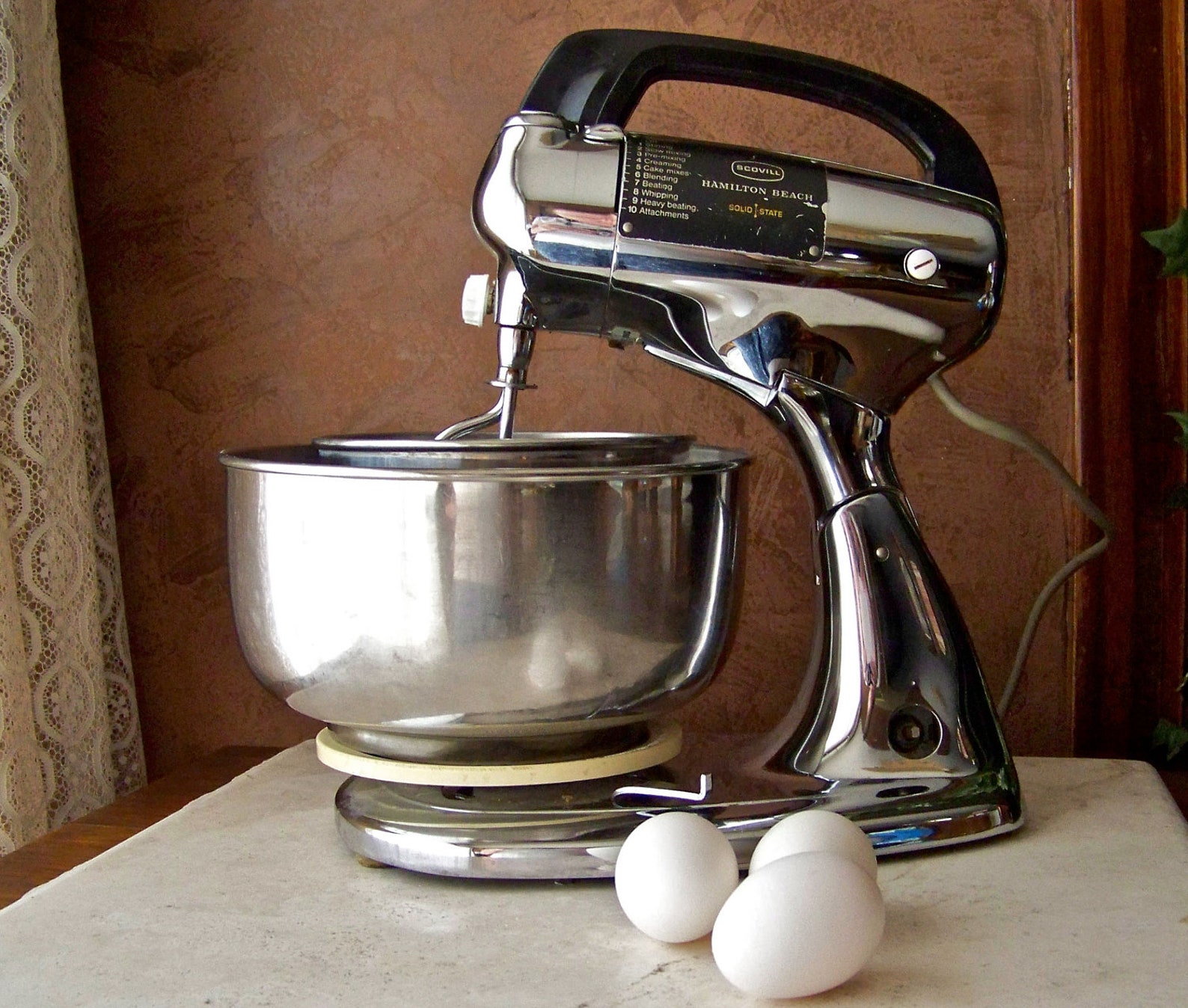 Hamilton Beach Scovill Chrome Mixer 1938 RESERVED KAREN Etsy