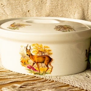 Vintage Porcelain Baking Dish Apilco France