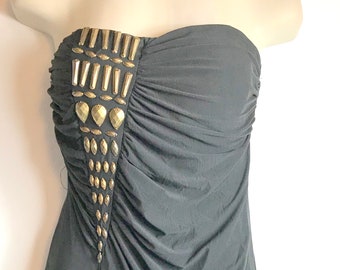 Vintage Wraparound Sleveless LBD