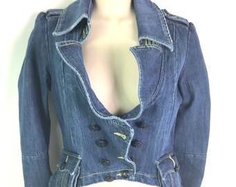 Vintage Blue Denim Ladies Jacket