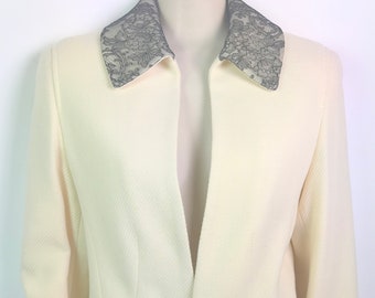 Vintage Vanilla Cream Wool Jacket
