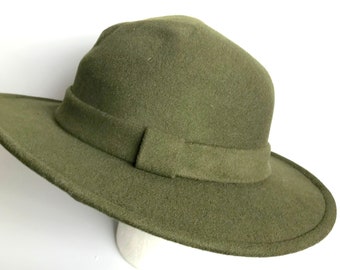 Vintage wool felt Fedora hat