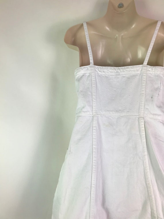 Vintage White Cotton Dress - image 7