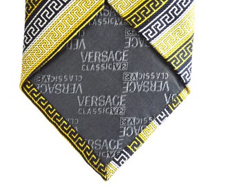 Corbata de seda vintage para hombre de Gianni Versace